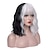 cheap Costume Wigs-Mersi Cruella Deville Wigs for Women Black and White Wigs for Cruella  Party