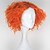billige Karnevalsparykker-cosplay alices eventyr i eventyrland gal hattemaker cosplay parykker alle midtre del 12 tommer varmebestandig fiber krøllete tørr skinnende oransje tenåringer voksnes anime parykk halloween parykker