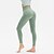 cheap Yoga Leggings &amp; Tights-Women&#039;s Sports Gym Leggings Yoga Pants High Waist Black Green Gray Winter Leggings Solid Color Tummy Control Butt Lift Quick Dry with Phone Pocket Clothing Clothes Yoga Fitness Gym Workout Running