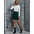 Χαμηλού Κόστους Γυναικεία Ρούχα-γυναικείο κουμπί μίνι φούστα μονόχρωμο παντελόνι ψηλή μέση