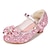 cheap Kids&#039; Princess Shoes-Girls&#039; Heels Daily Glitters Dress Shoes Heel Rubber PU Breathability Non-slipping Height-increasing Glitter Crystal Sequined Jeweled Big Kids(7years +) Little Kids(4-7ys) Toddler(9m-4ys) Wedding