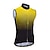 cheap Cycling Jerseys-Men&#039;s Cycling Jersey Sleeveless Graphic Patterned Vest / Gilet Jersey Green Yellow Orange Breathable Soft Reflective Strips Sports Clothing Apparel / Athletic