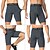 cheap Base Layer &amp; Compression-Men&#039;s Running Tight Shorts Compression Shorts with Phone Pocket High Waist Compression Clothing Athletic Spandex 4 Way Stretch Breathable Quick Dry Fitness Gym Workout Running Sportswear Activewear