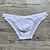 billiga Underkläder för män-Herr 1-pack Sexiga trosor Kalsong Grundläggande Nylon Elastan Ensfärgat Låg Midja Små Svart Vit