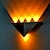 voordelige Wandverlichting voor binnen-lightinthebox led wandlamp modern 5w driehoek led wandkandelaar lichtarmatuur binnen hal up down wandlamp voor theater studio restaurant hotel veelkleurig