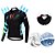 cheap Men&#039;s Jerseys-21Grams Rainbow Evolution Men&#039;s Long Sleeve Cycling Jersey - Blue  Black  LGBT Bike Jersey Top UV Resistant Breathable Quick Dry Sports Winter Elastane Terylene Polyester Taffeta Mountain Bike MTB