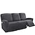 cheap Recliner Chair Cover-Sectional Recliner Sofa Slipcover 1 Set of 8 Pieces Microfiber Stretch High Elastic High Quality Velvet Sofa Cover Sofa Slipcover for 3 Seats Cushion Recliner Sofa Furniture Protector