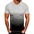 cheap Men&#039;s Button Up Polos-Men&#039;s Polo Shirt Golf Shirt Gradient Turndown Black / Red Black-White Black / Gray Army Green Blue Street Casual Short Sleeve Clothing Apparel Casual Soft Breathable