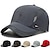 cheap Men&#039;s Hats-Men&#039;s Baseball Cap Dark Grey Black Mesh Patchwork Patchwork Adjustable Sun Protection Breathable Lightweight