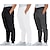 cheap Sweatpants &amp; Joggers-Men&#039;s Sweatpants Joggers Track Pants Bottoms Solid Colored Fashion Cotton Drawstring White Black Dark Gray / Micro-elastic / Casual / Athleisure