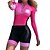 cheap Cycling Jersey &amp; Shorts / Pants Sets-Long Sleeve Cycling Jersey with Shorts Triathlon Tri Suit White Bike Quick Dry Sports Patterned Clothing Apparel