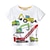 ieftine Tricouri și cămăși-Băieți 3D Desene Animate Mașină Tricou Manșon scurt Vară Misto Casual Bumbac Copii 3-6 ani Școală Casă Casul / Zilnic Fit regulat