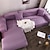 billige Sofabetræk-sofadæksel sofadæksel møbelbeskytter ensfarvet blød stretch sofadæksel super strækbart betræk passer lænestol / elsæde / tre sæder / firesæder / l formet sofa
