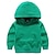 olcso Kapucnis pulóverek és melegítőfelsők-Uniszex 3D Tömör szín Kapucnis felsőrész Hosszú ujj Tél Alkalmi Napi Pamut Gyerekek Iskola Hétköznapi viselet