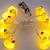 tanie Taśmy świetlne LED-Mini żółta kaczka łańcuch świetlny led 1.5m 10 diod led zasilany z baterii kryty odkryty boże narodzenie wesele dekoracja ogrodowa led bajkowe światła!