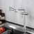 abordables Pliable-Robinet mitigeur d&#039;évier de cuisine pliable monté sur le pont, robinets de cuve de cuisine à poignée unique pliables pivotants à 360°