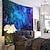 abordables paisaje tapiz-Siete estrellas patrón de cielo tapiz art deco manta cortina colgante hogar dormitorio sala de estar decoración