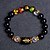 cheap Bracelets &amp; Bangles-feng shui obsidian five-element wealth porsperity 12mm bracelet , attract wealth and good luck, deluxe gift box included