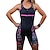 billige Klærsett for kvinner-ermeløs sykkeljersey med shorts triatlon tri dress svart sykkel rask tørr sportsmønstret klær