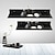 billiga Köksförvaring-väggmonterat rack badrumstillbehör aluminium svart badrumshyllor kök vägghylla duschförvaringsställ 30-50cm