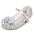 cheap Kids&#039; Princess Shoes-Girls&#039; Heels Daily Glitters Dress Shoes Heel Rubber PU Breathability Non-slipping Height-increasing Glitter Crystal Sequined Jeweled Big Kids(7years +) Little Kids(4-7ys) Toddler(9m-4ys) Wedding