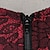 olcso Fűző-jelmez fűző női molett szexi csipkemintás fűző&amp;amp; melltartó pocakkontroll clubwear party estélyi fűző felső