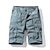 cheap Cargo Shorts-Men&#039;s Cargo Shorts Hiking Shorts Elastic Waist Multi Pocket Multiple Pockets Plain Comfort Breathable Knee Length Casual Daily Fashion Streetwear ArmyGreen Black