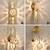 tanie Kinkiety wewnętrzne-lightinthebox kinkiety led światło luksusowa kryształowa lampa ścienna postmodernistyczna prosty salon amerykański nordycki sypialnia nocne schody tło ściana korytarz oświetlenie kryształowe g9