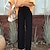 cheap Wide Leg &amp; High Waisted-Women&#039;s Dress Pants Wide Leg Chinos Ankle-Length Baggy Micro-elastic Mid Waist Fashion Streetwear Daily Weekend Black S M Summer Spring &amp;  Fall