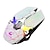 abordables Ratones-Óptico ratón para juegos Luz de respiración LED 2400 dpi 3 niveles de DPI ajustables 6 pcs Llaves