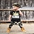 cheap Sets-Kids Girls&#039; T-shirt &amp; Pants Clothing Set 2 Pieces Short Sleeve Black(Boy) Letter Print Cotton Home Casual / Daily Basic Cute Regular 2-6 Years