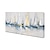 お買い得  風景画-インテリア雑貨 油絵 キャンバス 100％ 手作り 手描き 壁アート 抽象的 海 ヨット 風景 家の装飾 装飾 ロールキャンバスフレームなしストレッチなし
