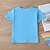 Недорогие 3d футболки мальчика-Мальчики 3D Мультипликация Радужный Футболка С короткими рукавами Лето Активный Классический Полиэстер Дети 3-6 лет Повседневные