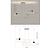 Недорогие Подвесные огни-светодиодный подвесной светильник 80100120 см кластерный дизайн геометрические формы подвесной светильник окрашенная металлическая отделка светодиодный скандинавский стиль 220-240В