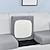 voordelige Hoes voor zitbank en armleuning-stretch bank zitkussen hoes hoes elastische bank fauteuil loveseat 4 of 3 zits grijs effen effen zacht duurzaam wasbaar