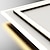 billige Taklamper med dimming-led taklampe 45 cm dimbar firkantet design innfelt lys akryl kunstnerisk stil formell stil moderne stil svart kunstnerisk nordisk stil 220-240v