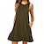 cheap Casual Dresses-Women&#039;s Casual Dress Sundress Mini Dress Wine ArmyGreen Green Sleeveless Pure Color Pocket Spring Summer Crew Neck Basic Daily Vacation Weekend 2022 S M L XL 2XL