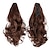 זול קוקו-12 אינץ&#039; קליפ הארכת קוקו עם טופר מתולתל קצר על פיסת שיער עם לסת/טופר סינטטי זנב פוני פלאפי חתיכה אחת