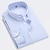 Χαμηλού Κόστους Ανδρικά πουκάμισα-Ανδρικά Επίσημο Πουκάμισο Πουκάμισο με κουμπιά Πουκάμισο με γιακά Μαύρο Λευκό Ρουμπίνι Μακρυμάνικο Ριγέ Γιακάς Γάμου Δουλειά Ρούχα