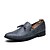 cheap Men&#039;s Slip-ons &amp; Loafers-Men&#039;s Loafers &amp; Slip-Ons Dress Shoes Plus Size Driving Loafers Woven Shoes Walking Business Casual Outdoor Daily Office &amp; Career Leather Synthetics Loafer Black Blue Grey Summer Spring