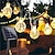 billiga LED-ljusslingor-sollampa stränglampor utomhus 50 lysdioder 7m kristallkula sollampa 6,5 meter 30 lysdioder utomhus ip65 vattentät 8 modeller sträng älvlampor sol trädgårdsträdgårdar jul dekoration