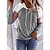 cheap Women&#039;s Hoodies &amp; Sweatshirts-calves kelson women&#039;s color block hoodies sweatshirts long sleeve sweatshirt pullover tunic tops with pocket for girls teen (khaki, x_l)