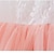 זול שמלות-שמלת ילדים פעוטות לילדות קטנות פרח שמלת טול תחרה רשת בז&#039; אסימטרית אסימטרית באורך 3/4 שמלות חמודות בהתאמה רגילה