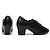 olcso Latin cipők-Női Latin cipő Modern cipő Gyakorolj a Trainning tánccipőkkel Vonal tánc Teljesítmény Parti Gyakorlat Fűzőzsinor Félcipő Vastag sarok Kerek orrú Fűzős Felnőttek Fekete
