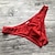 billige Eksotisk herreundertøj-Herre 2-pak Sexede trusser Bikini snit Underbukser Polyester Spandex Vanlig Lav Talje Sort Hvid