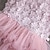 economico Abiti-bambini bambina vestito fiore festa matrimonio volant tutu maglia ricamato bianco blu arrossire rosa abiti da principessa eleganti senza maniche al ginocchio
