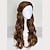abordables Perruques de déguisement-La belle et la bête princesse bella perruque cosplay femmes longs ondulés brun synthétique cheveux partie jeu de rôle perruques