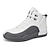 Χαμηλού Κόστους Ανδρικά Sneakers-Ανδρικά Αθλητικά Παπούτσια Αθλητική εμφάνιση Ψηλά αθλητικά παπούτσια Μπάσκετ Καθημερινό Καθημερινά PU Αναπνέει Μη ολίσθηση Φορέστε την απόδειξη Δαντέλα μέχρι πάνω
