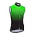 cheap Cycling Jerseys-Men&#039;s Cycling Jersey Sleeveless Graphic Patterned Vest / Gilet Jersey Green Yellow Orange Breathable Soft Reflective Strips Sports Clothing Apparel / Athletic