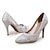 abordables Zapatos de boda-Mujer Zapatos de boda Escarpines Regalos de San Valentín Fiesta Tacones De Boda Zapatos de novia Zapatos de dama de honor Encaje Dedo Puntiagudo Encaje Mocasín Negro Rosa Azul